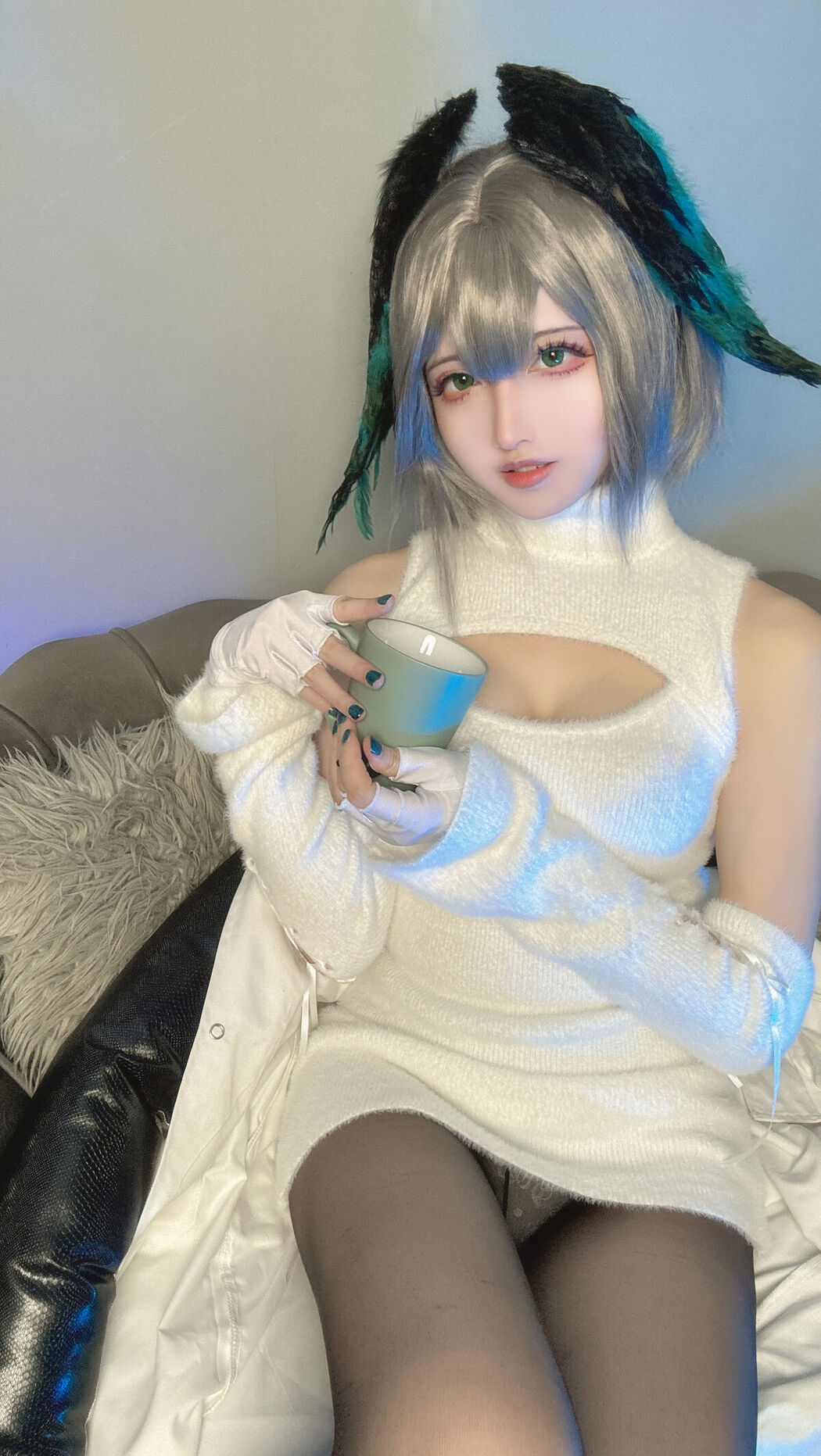 Coser@山崎雷纳 &#8211; 阿克奈兹霍尔海亚竖毛衣 Part01 (46P)