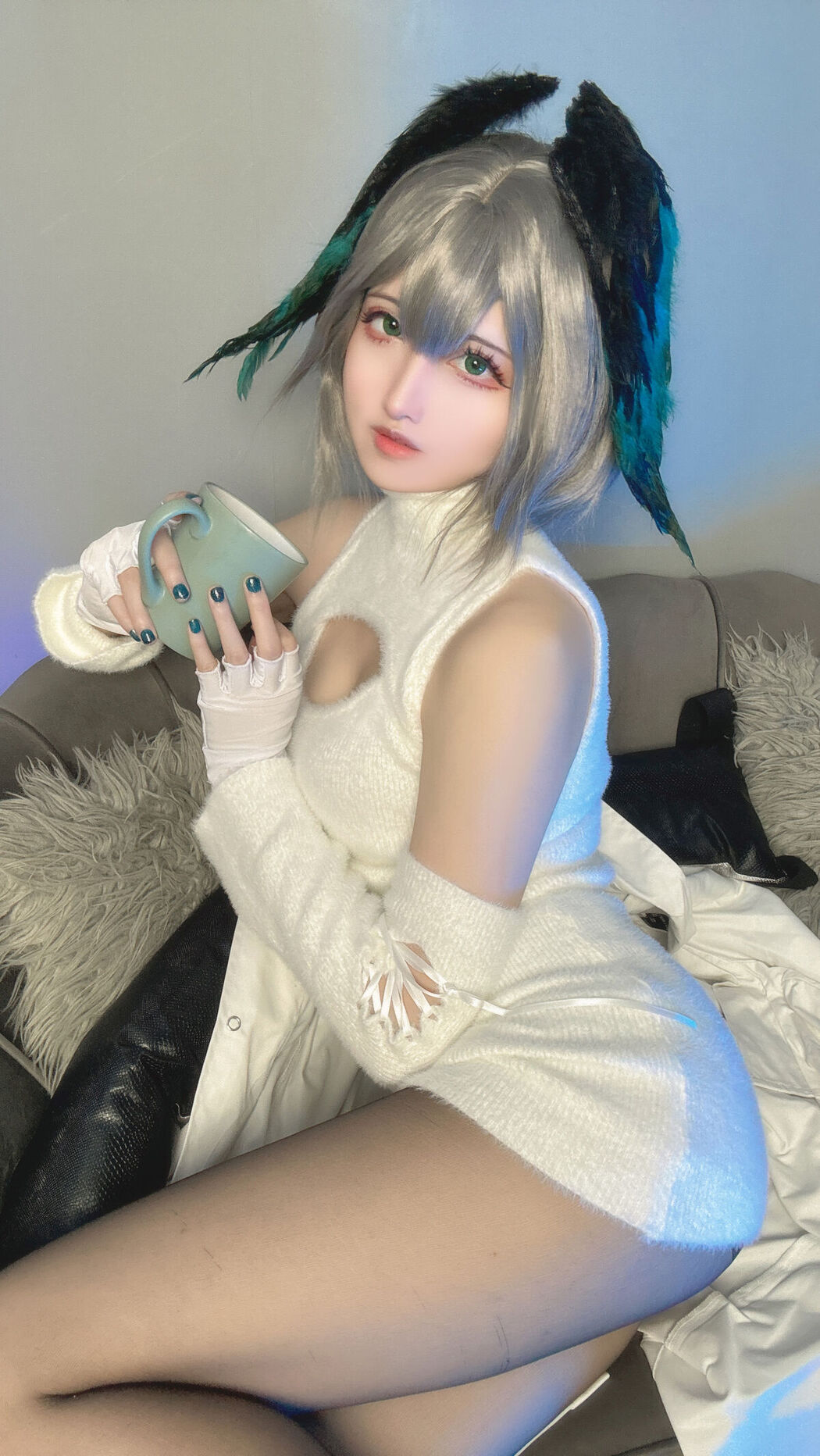 Coser@山崎雷纳 &#8211; 阿克奈兹霍尔海亚竖毛衣 Part01 (46P)