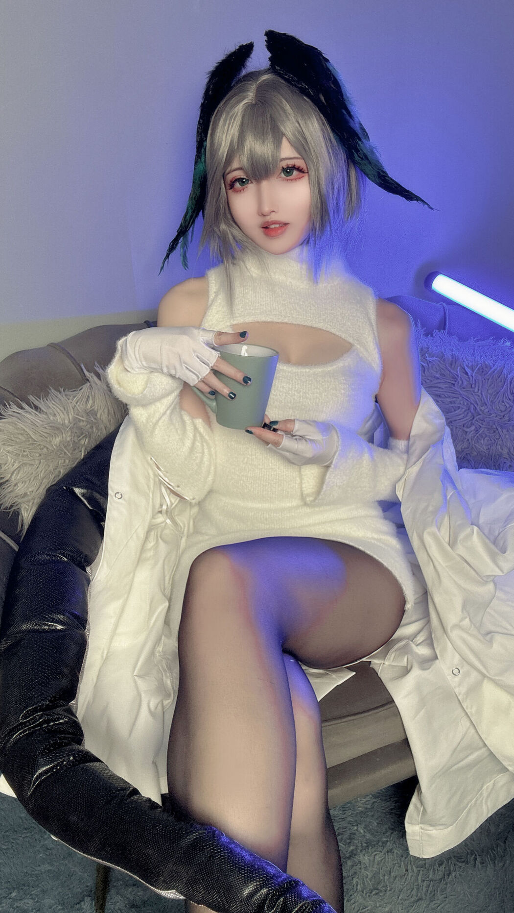 Coser@山崎雷纳 &#8211; 阿克奈兹霍尔海亚竖毛衣 Part02 (45P)