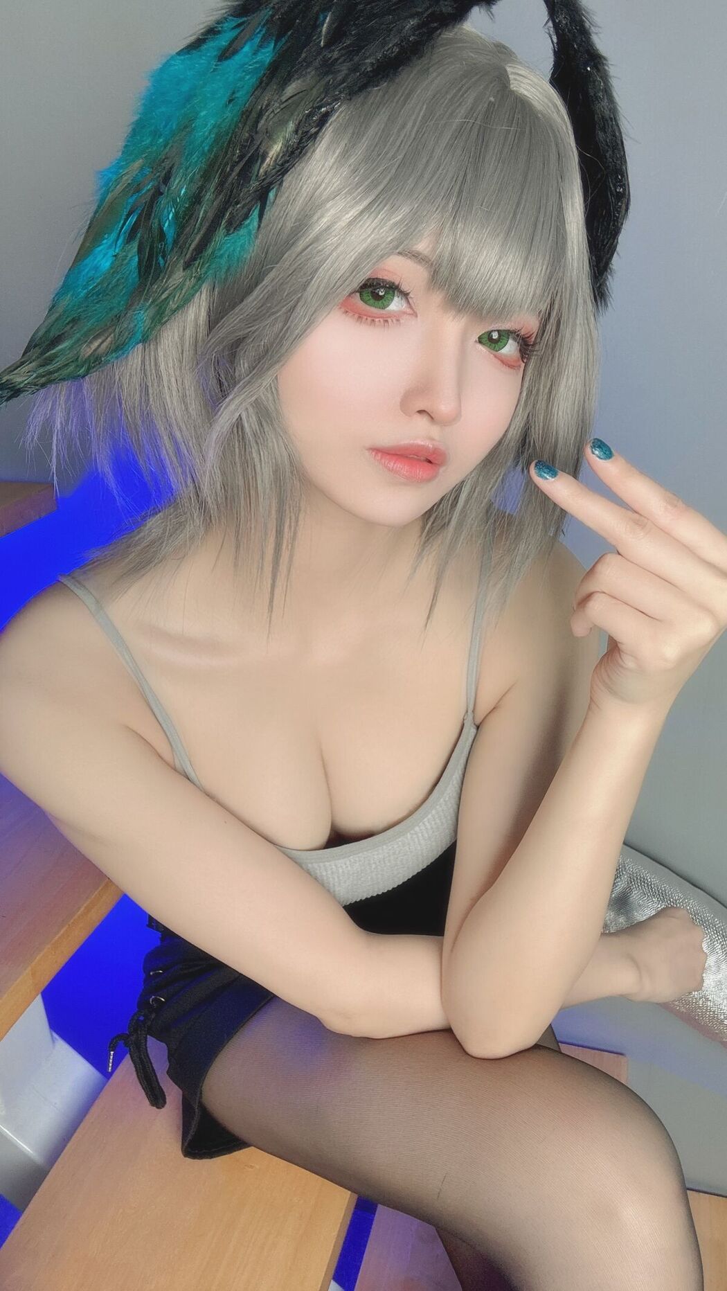 Coser@山崎雷纳 &#8211; 阿克奈兹霍尔海亚竖毛衣 Part02 (45P)