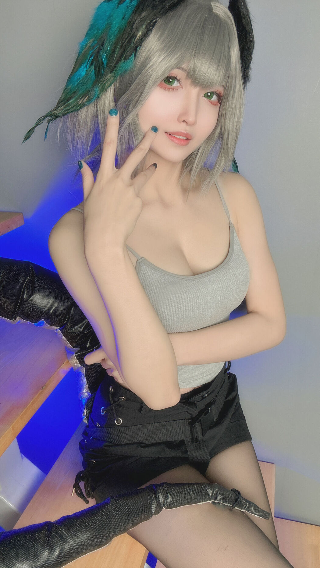 Coser@山崎雷纳 &#8211; 阿克奈兹霍尔海亚竖毛衣 Part02 (45P)