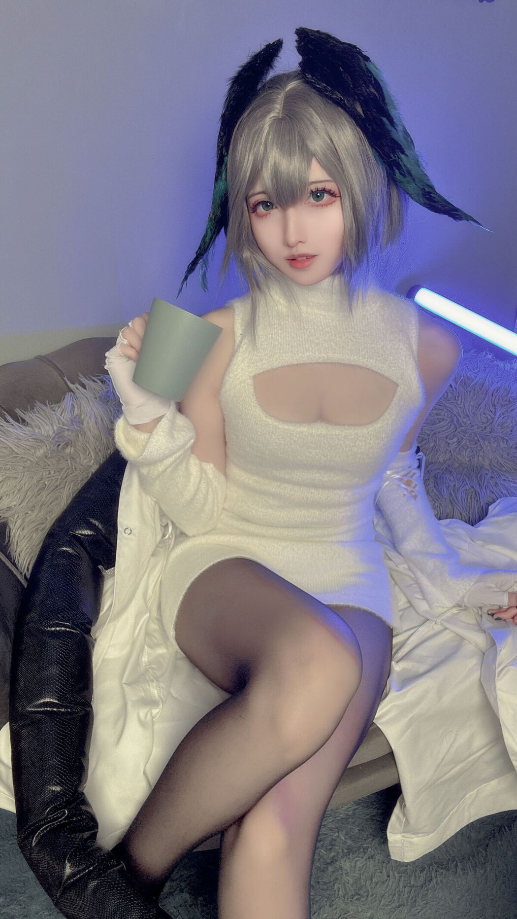 Coser@山崎雷纳 &#8211; 阿克奈兹霍尔海亚竖毛衣 Part02 (45P)