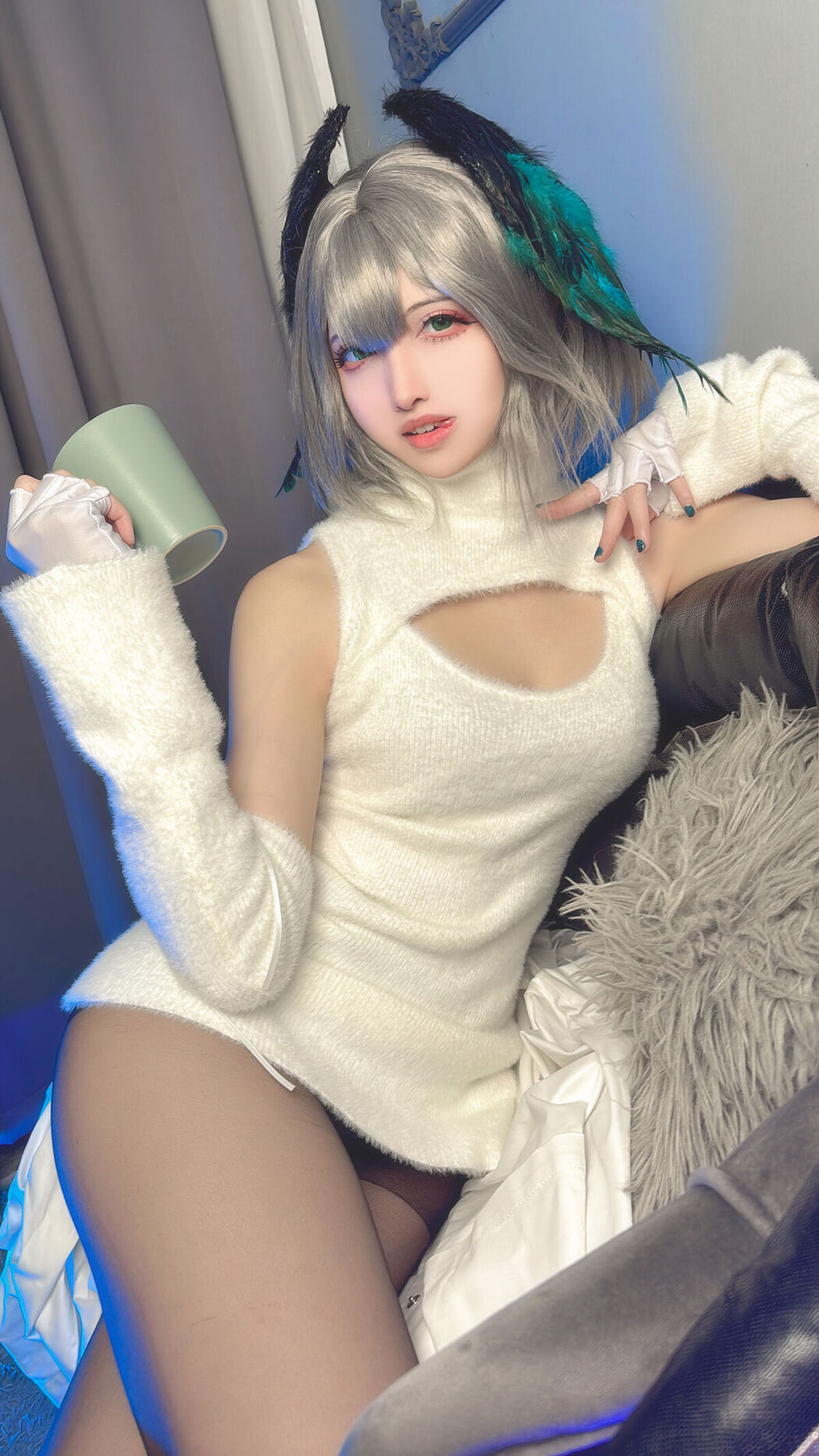 Coser@山崎雷纳 &#8211; 阿克奈兹霍尔海亚竖毛衣 Part02 (45P)