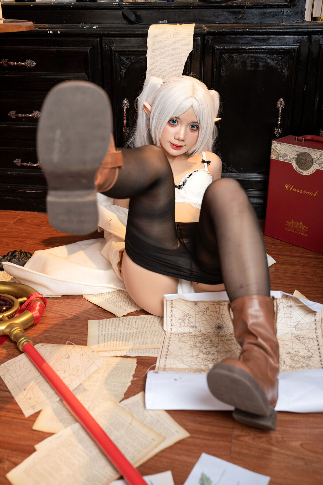 Coser@PoppaChan – Frieren Winter (50P – 13V)