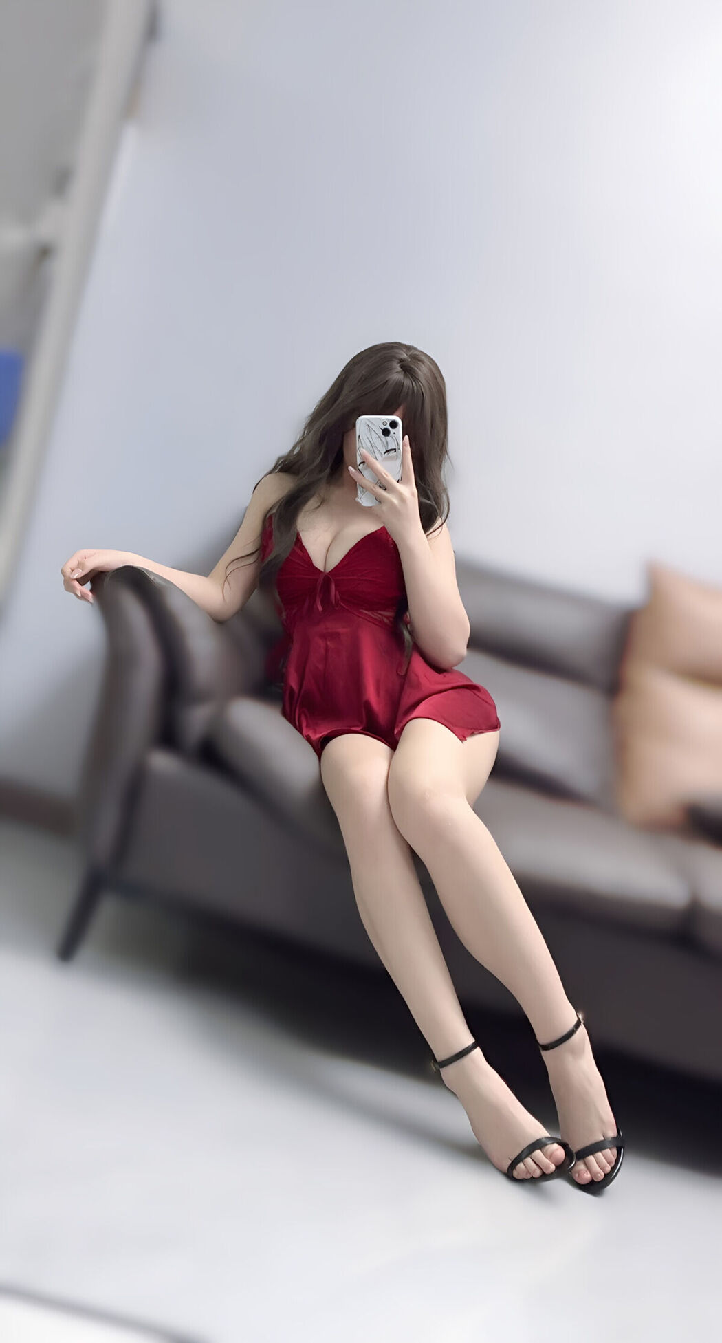 Coser@Bangni邦尼 – 圣诞尼尔 红裙御姐 Part02 (67P)