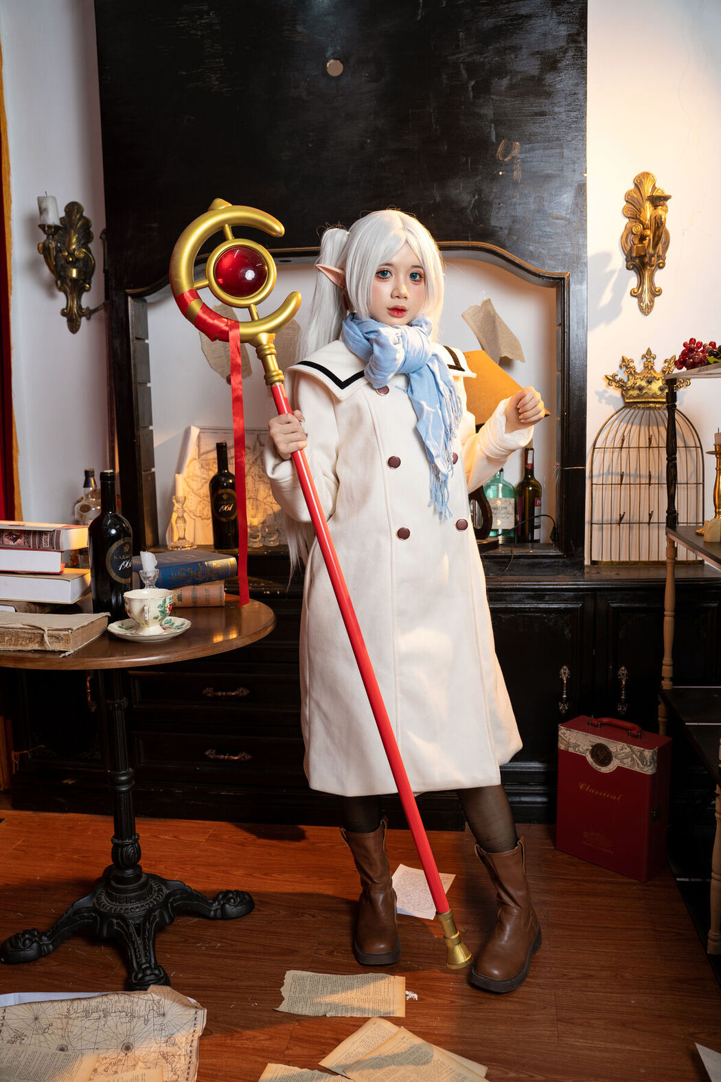 Coser@PoppaChan – Frieren Winter (50P – 13V)