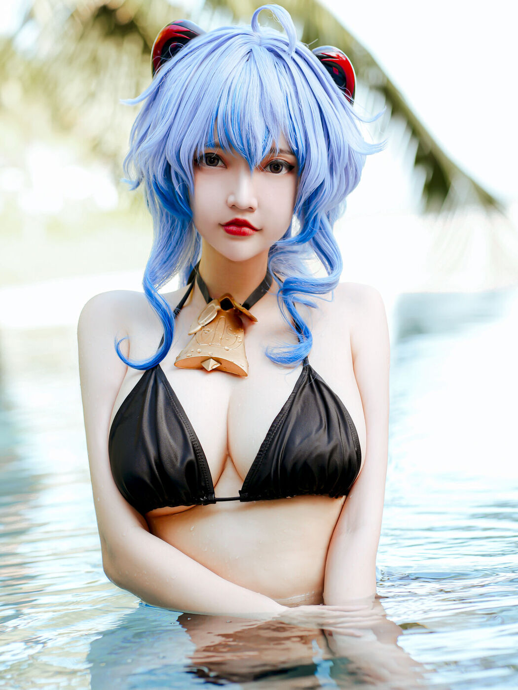 Coser@Potato Godzilla – Ganyu Bikini (16P)