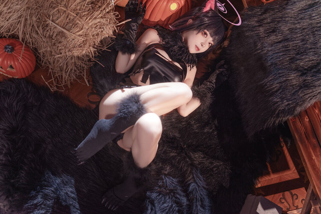 Coser@矢量鱼 – 和纱万圣节 (34P)