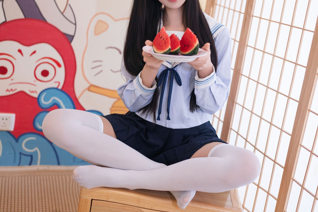Coser@吃了个迟 – 夏日呓语 Part03 (55P)
