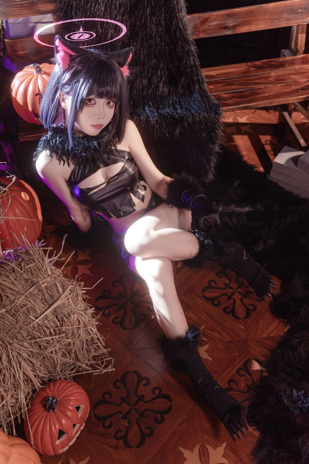 Coser@矢量鱼 – 和纱万圣节 (34P)