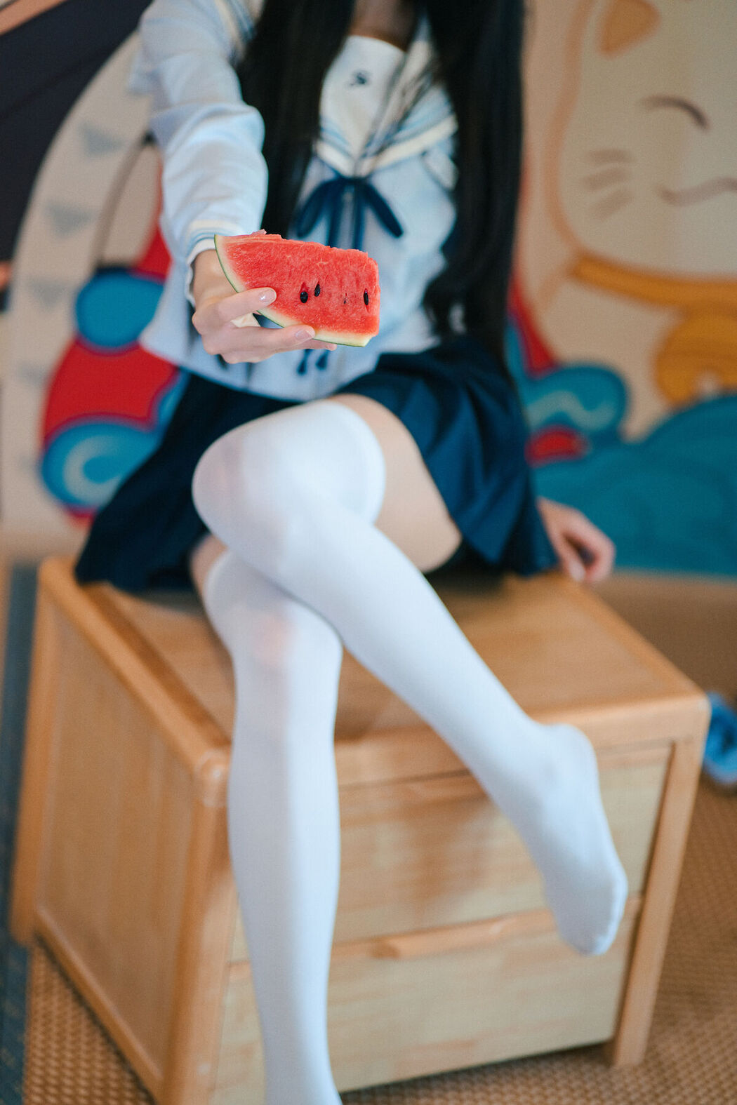 Coser@吃了个迟 – 夏日呓语 Part03 (55P)