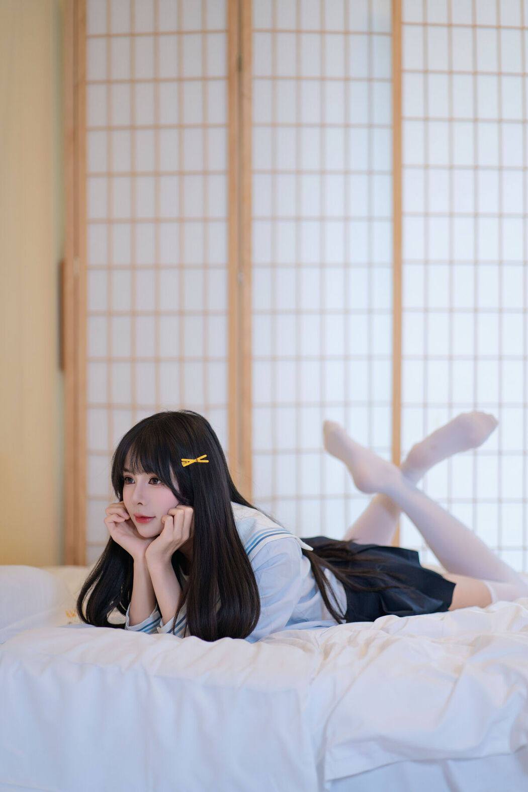 Coser@吃了个迟 – 夏日呓语 Part01 (55P)