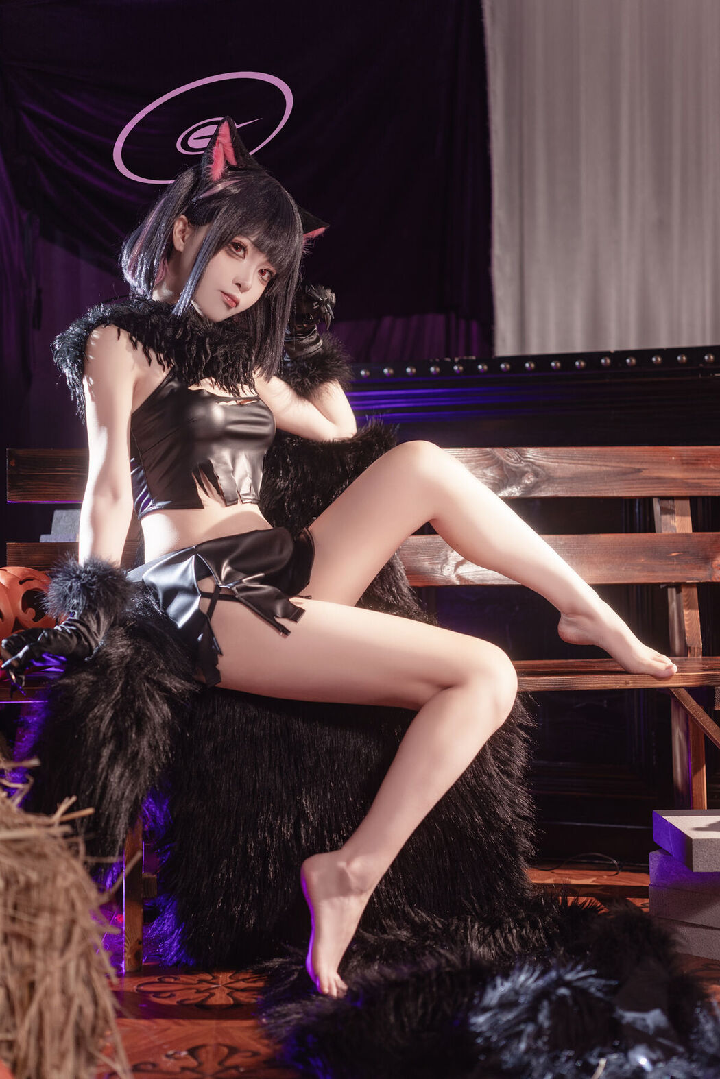 Coser@矢量鱼 – 和纱万圣节 (34P)