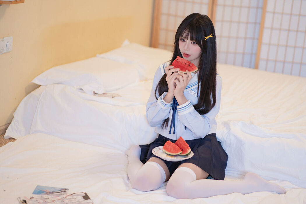Coser@吃了个迟 – 夏日呓语 Part02 (55P)