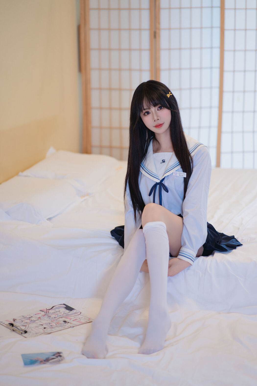 Coser@吃了个迟 – 夏日呓语 Part01 (55P)
