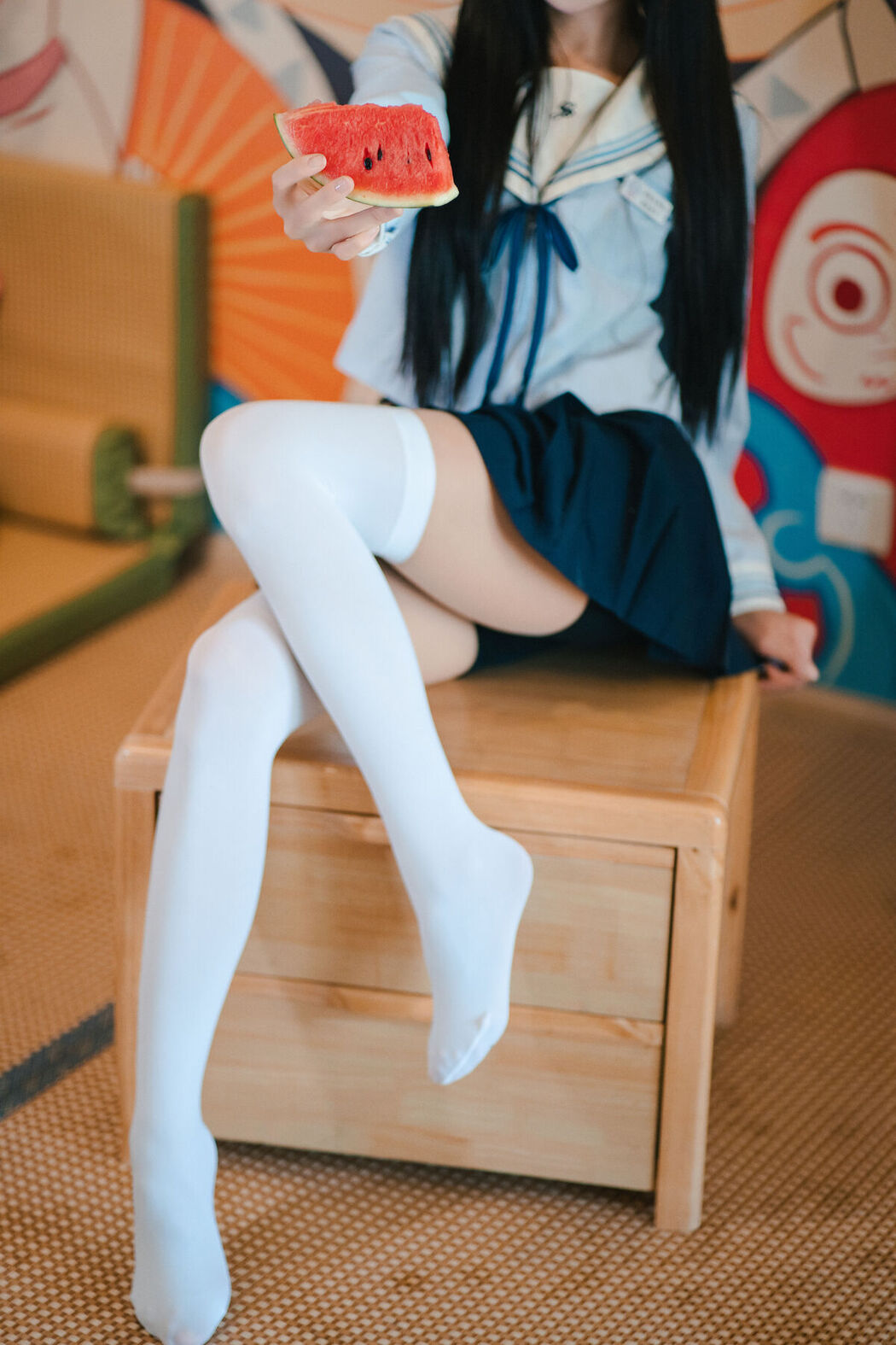 Coser@吃了个迟 – 夏日呓语 Part03 (55P)