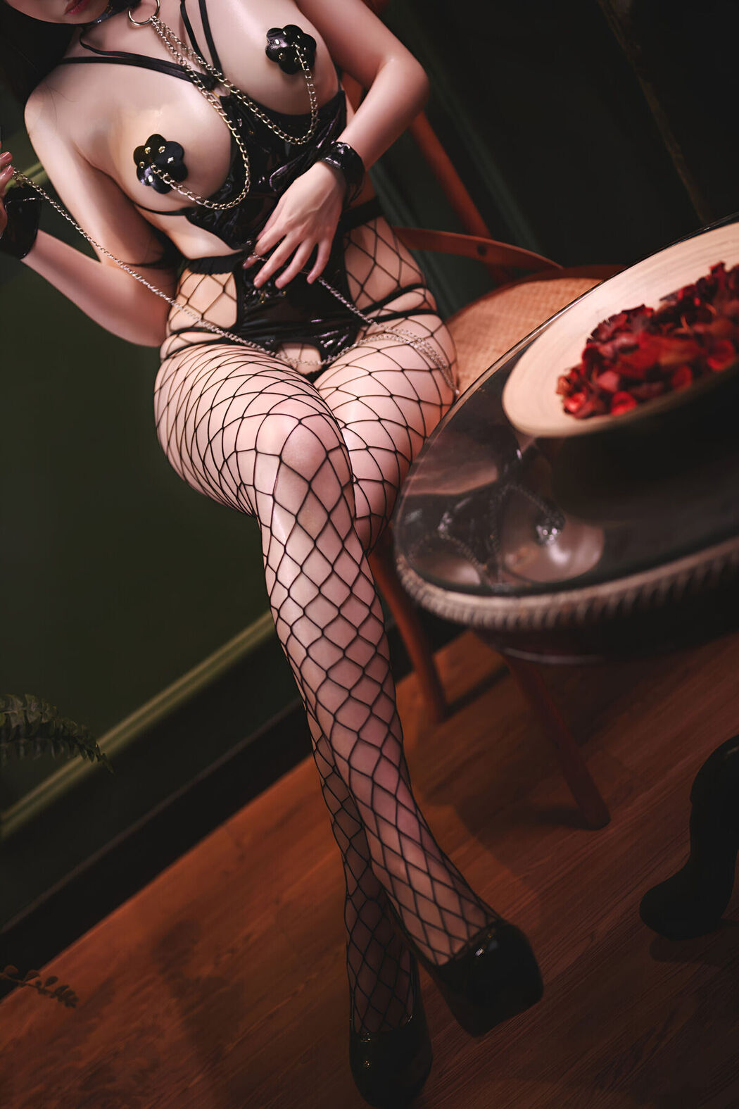 Coser@雪晴Astra – 铆钉乳贴 (45P)