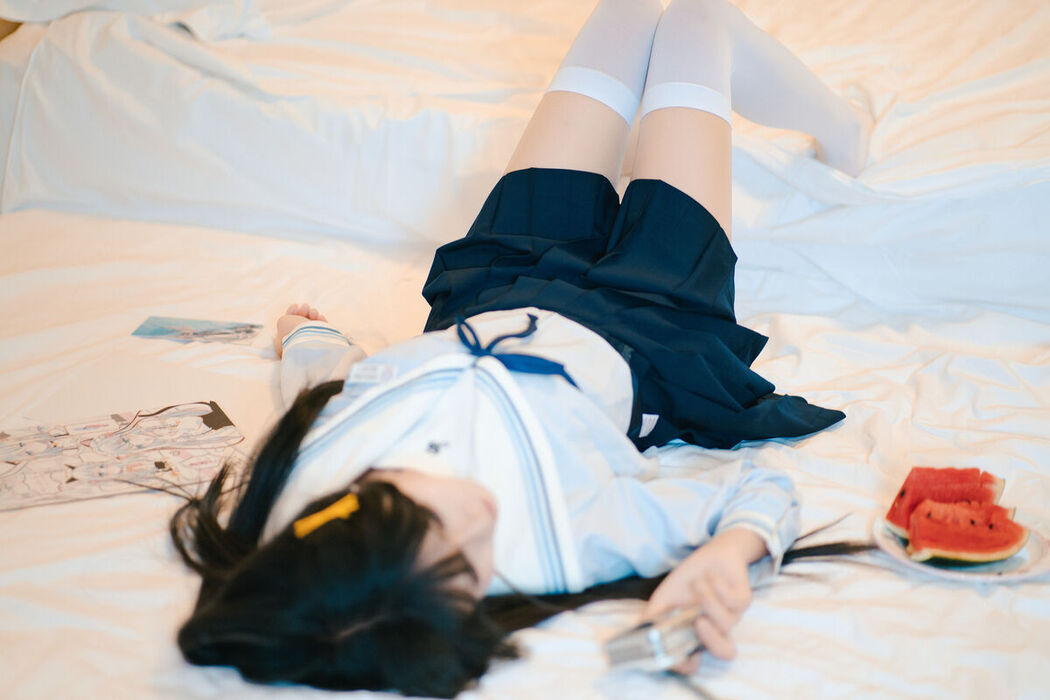Coser@吃了个迟 – 夏日呓语 Part02 (55P)
