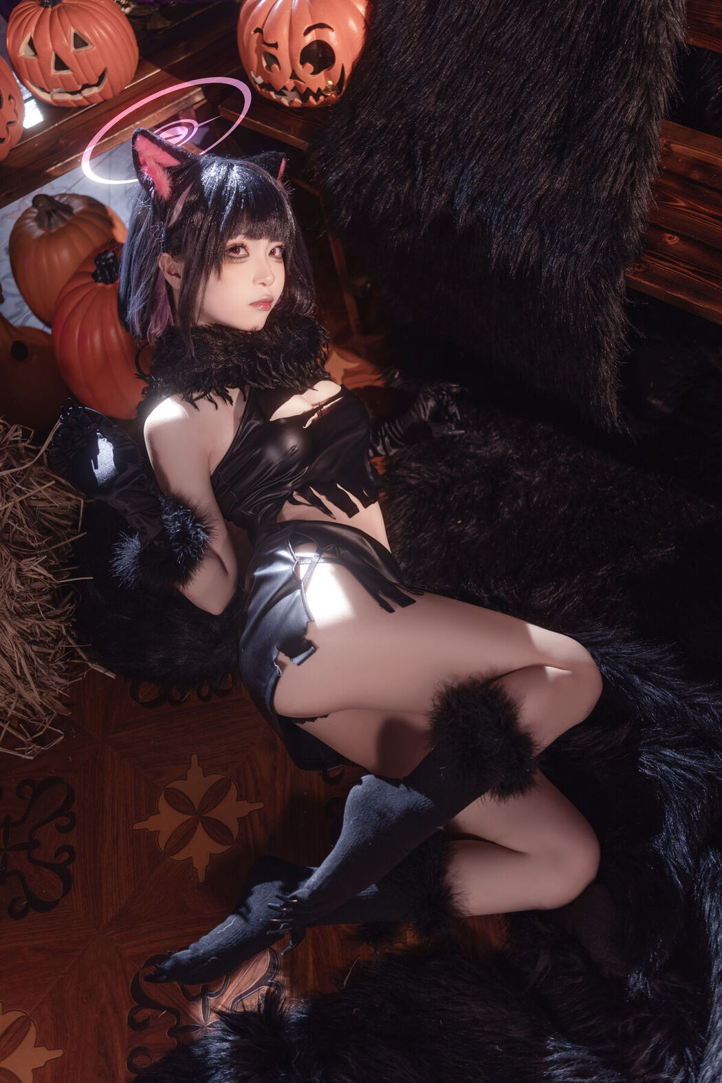 Coser@矢量鱼 – 和纱万圣节 (34P)