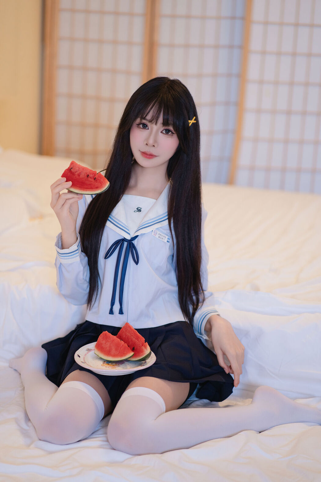 Coser@吃了个迟 – 夏日呓语 Part02 (55P)