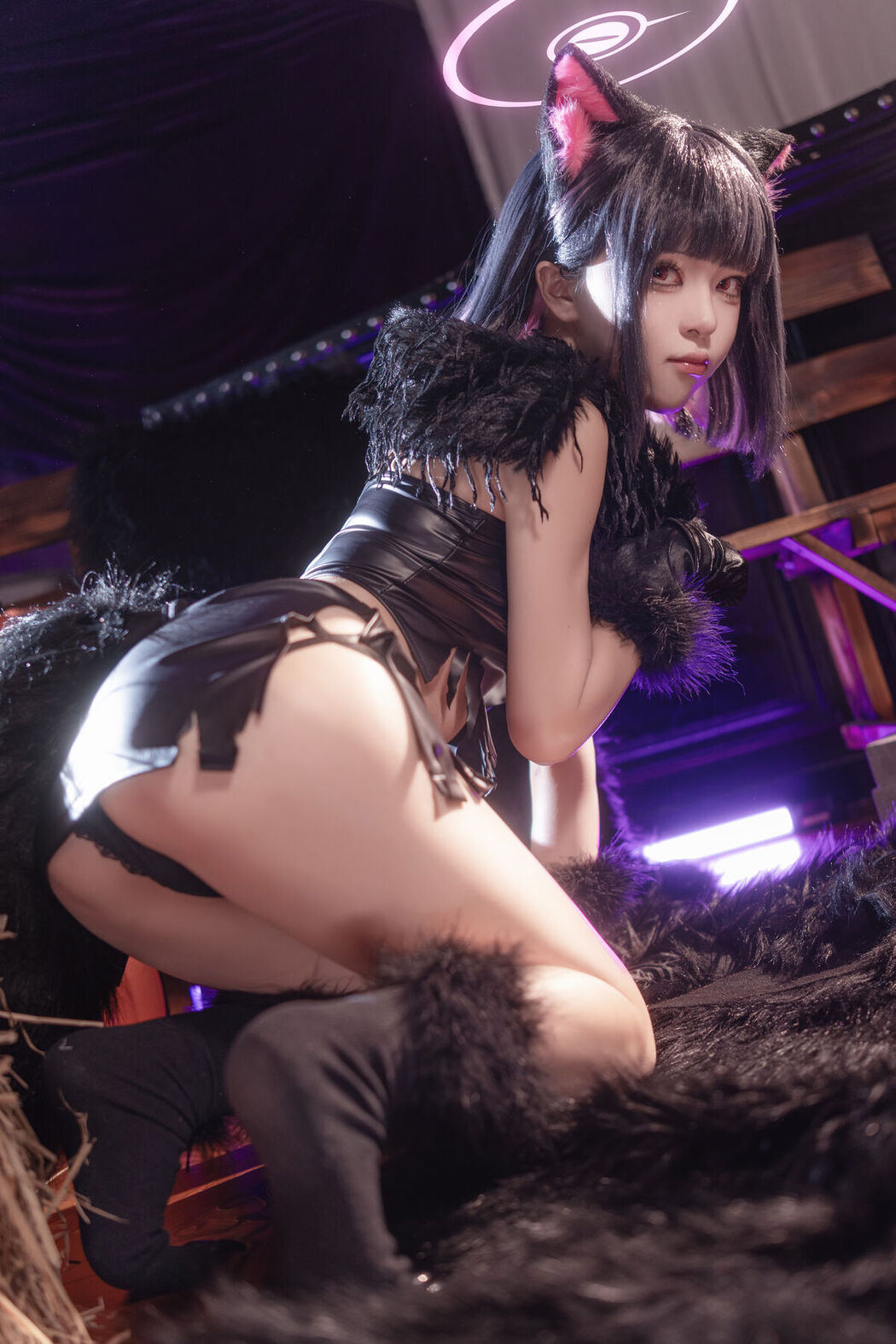 Coser@矢量鱼 – 和纱万圣节 (34P)