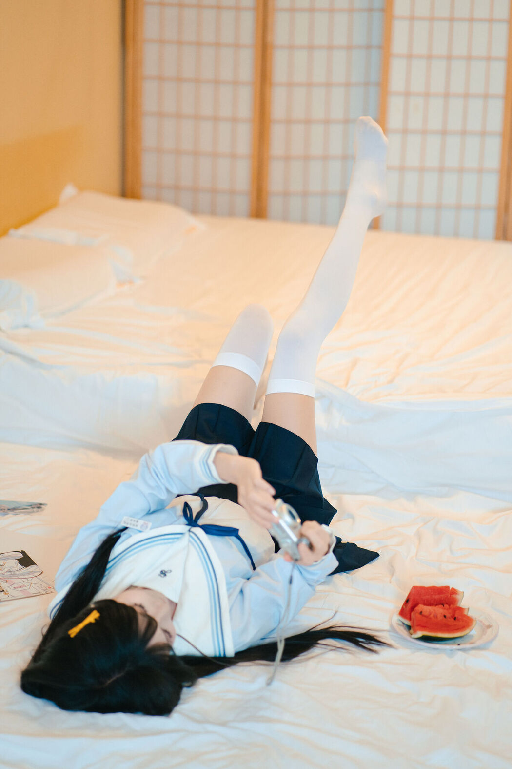 Coser@吃了个迟 – 夏日呓语 Part02 (55P)
