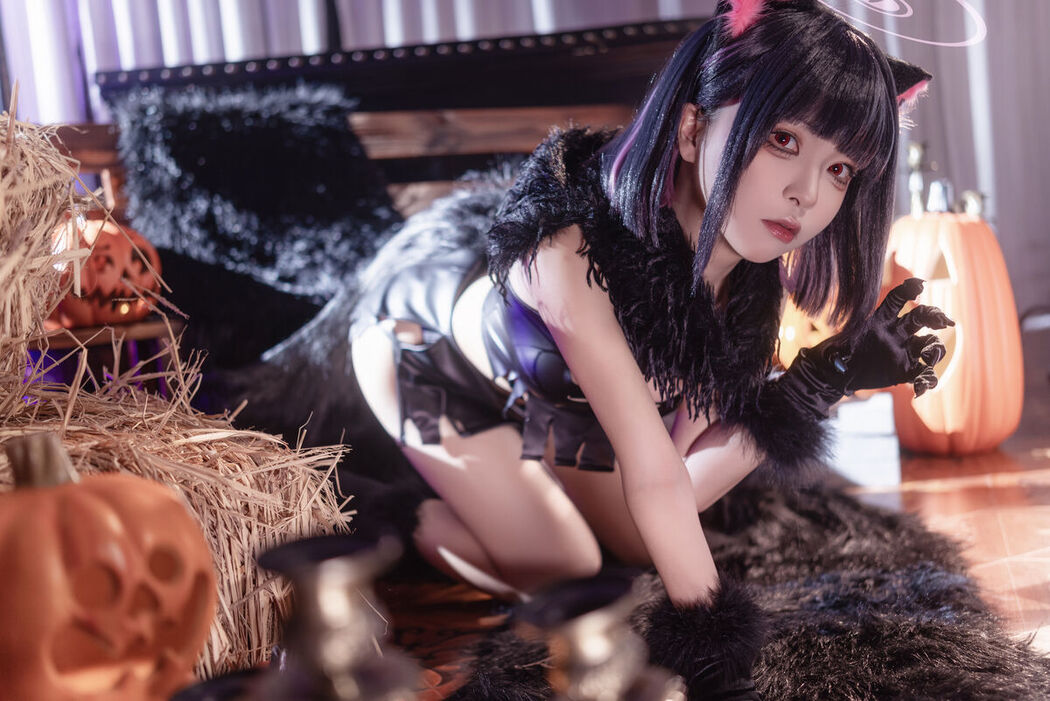 Coser@矢量鱼 – 和纱万圣节 (34P)