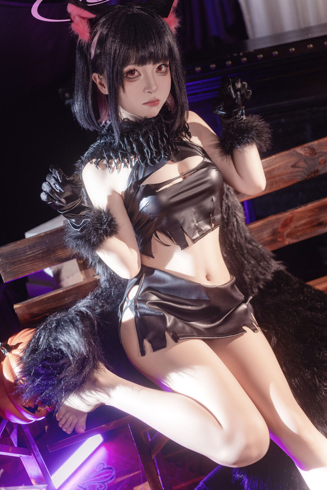 Coser@矢量鱼 – 和纱万圣节 (34P)