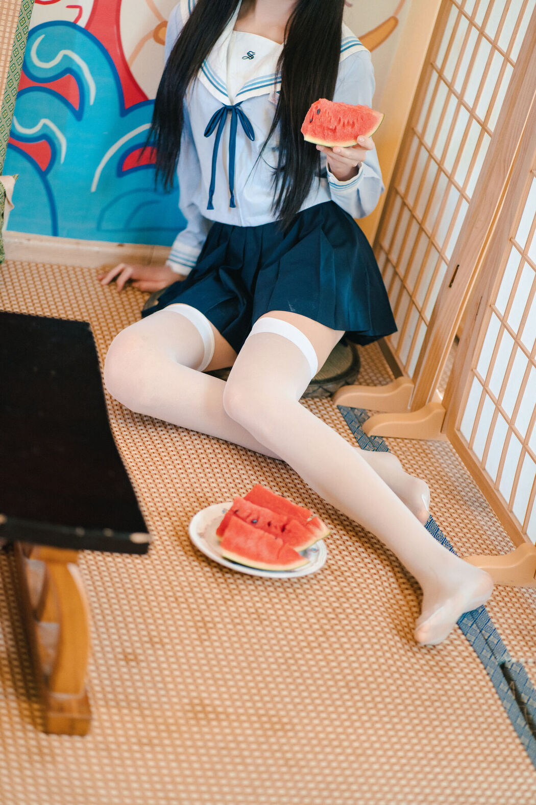 Coser@吃了个迟 – 夏日呓语 Part02 (55P)