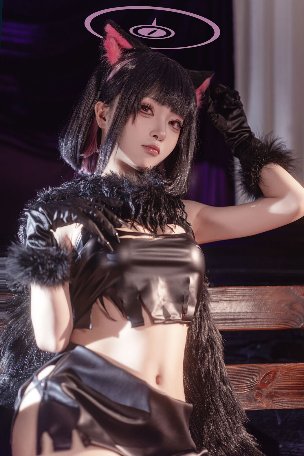 Coser@矢量鱼 – 和纱万圣节 (34P)
