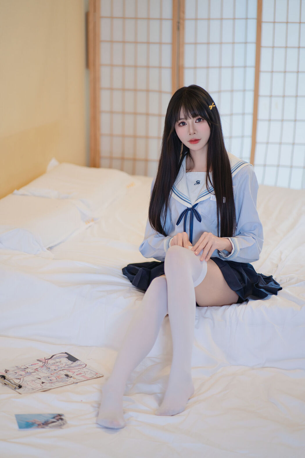 Coser@吃了个迟 – 夏日呓语 Part01 (55P)