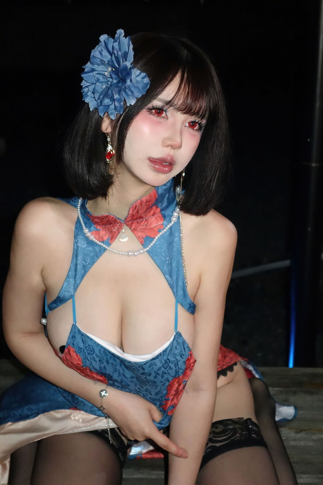 Coser@Tina很妖孽呀 &#8211; 碧蓝航线 建武 旗袍 (40P)