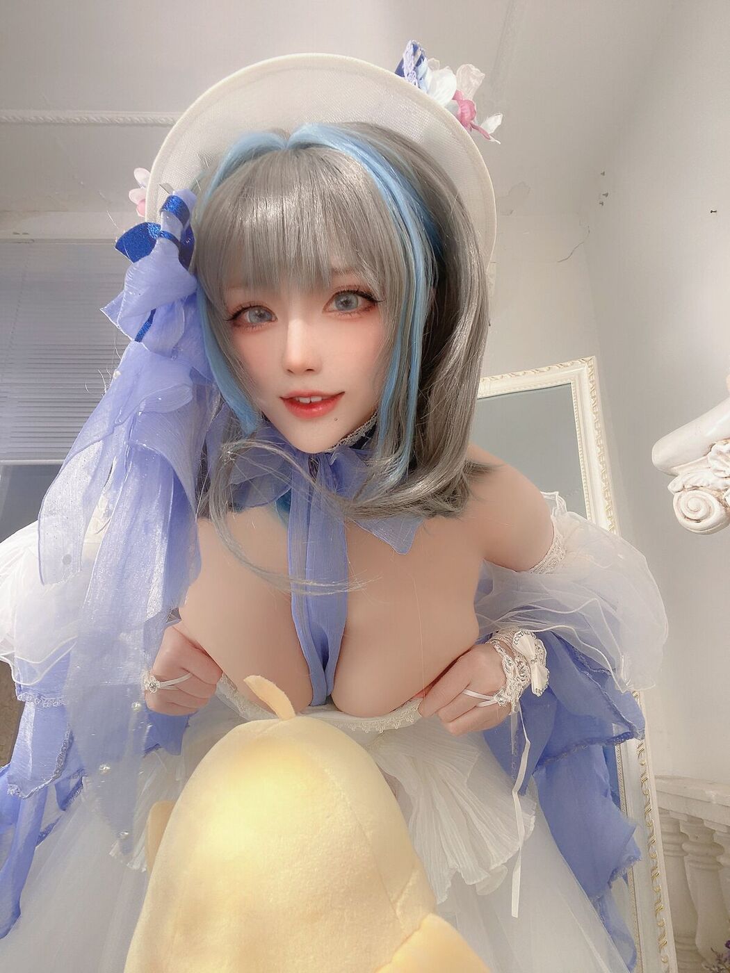 Coser@起司块wii &#8211; 柴郡礼服 (76P &#8211; 4V)