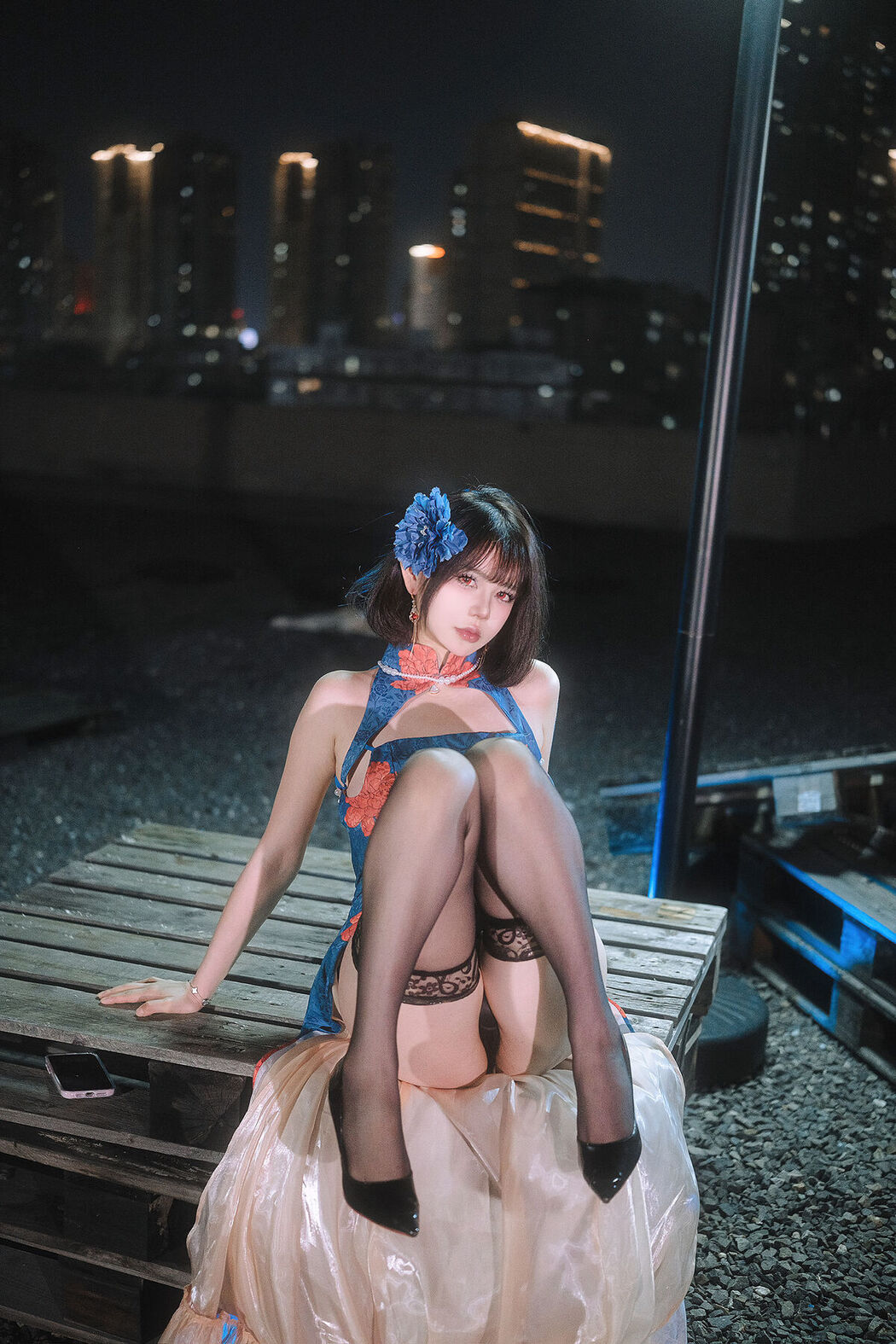 Coser@Tina很妖孽呀 &#8211; 碧蓝航线 建武 旗袍 (40P)