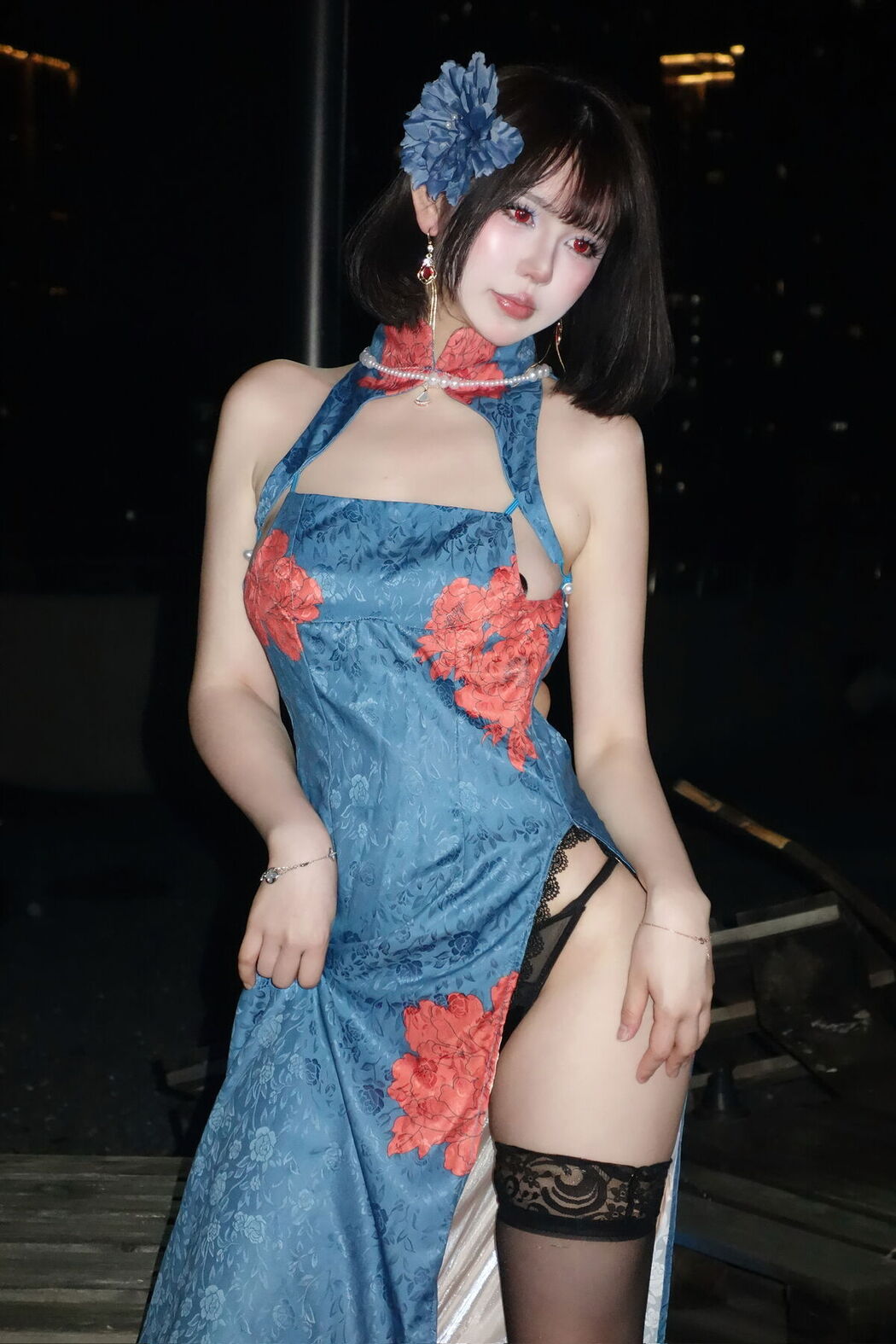 Coser@Tina很妖孽呀 &#8211; 碧蓝航线 建武 旗袍 (40P)