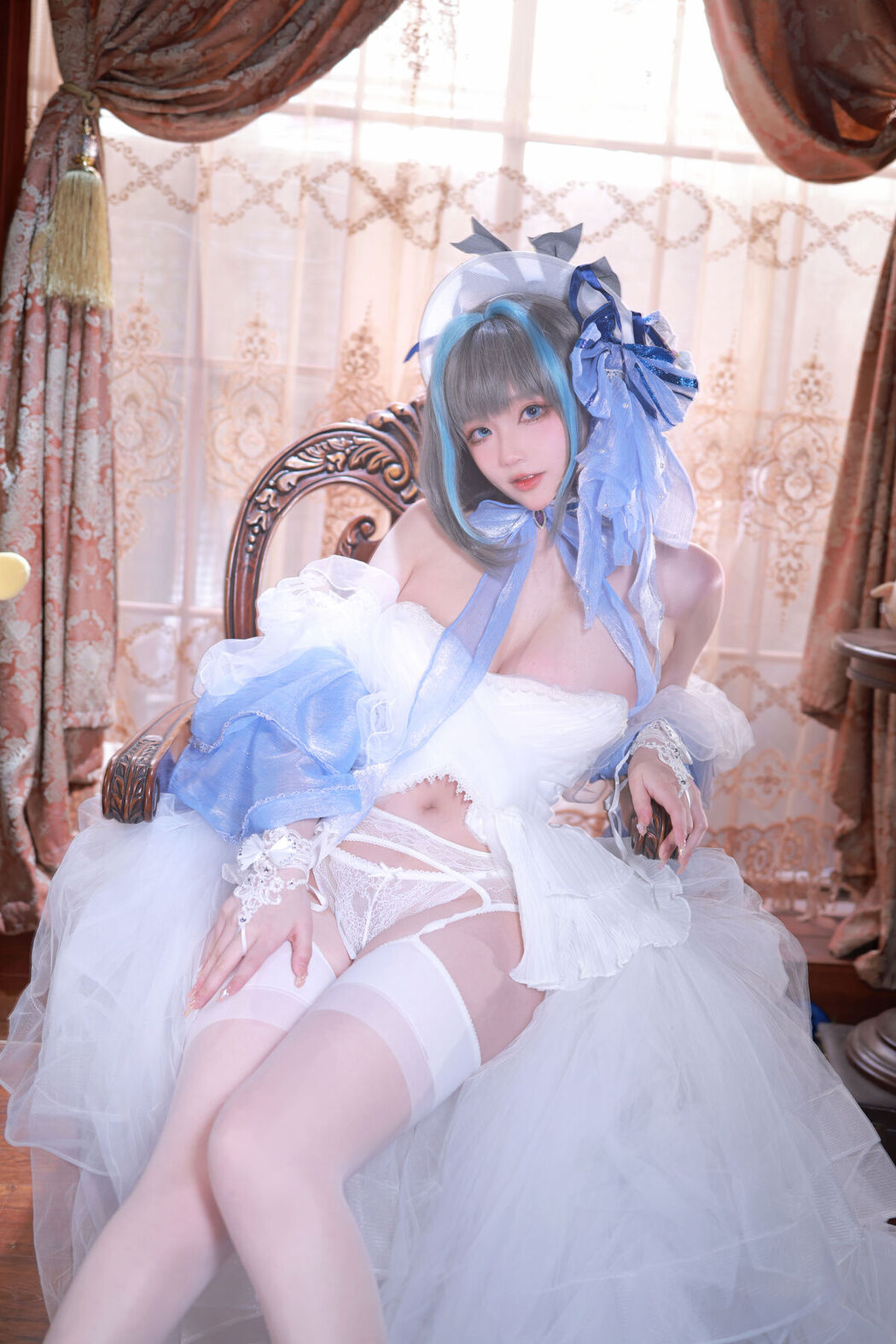 Coser@起司块wii &#8211; 柴郡礼服 (76P &#8211; 4V)