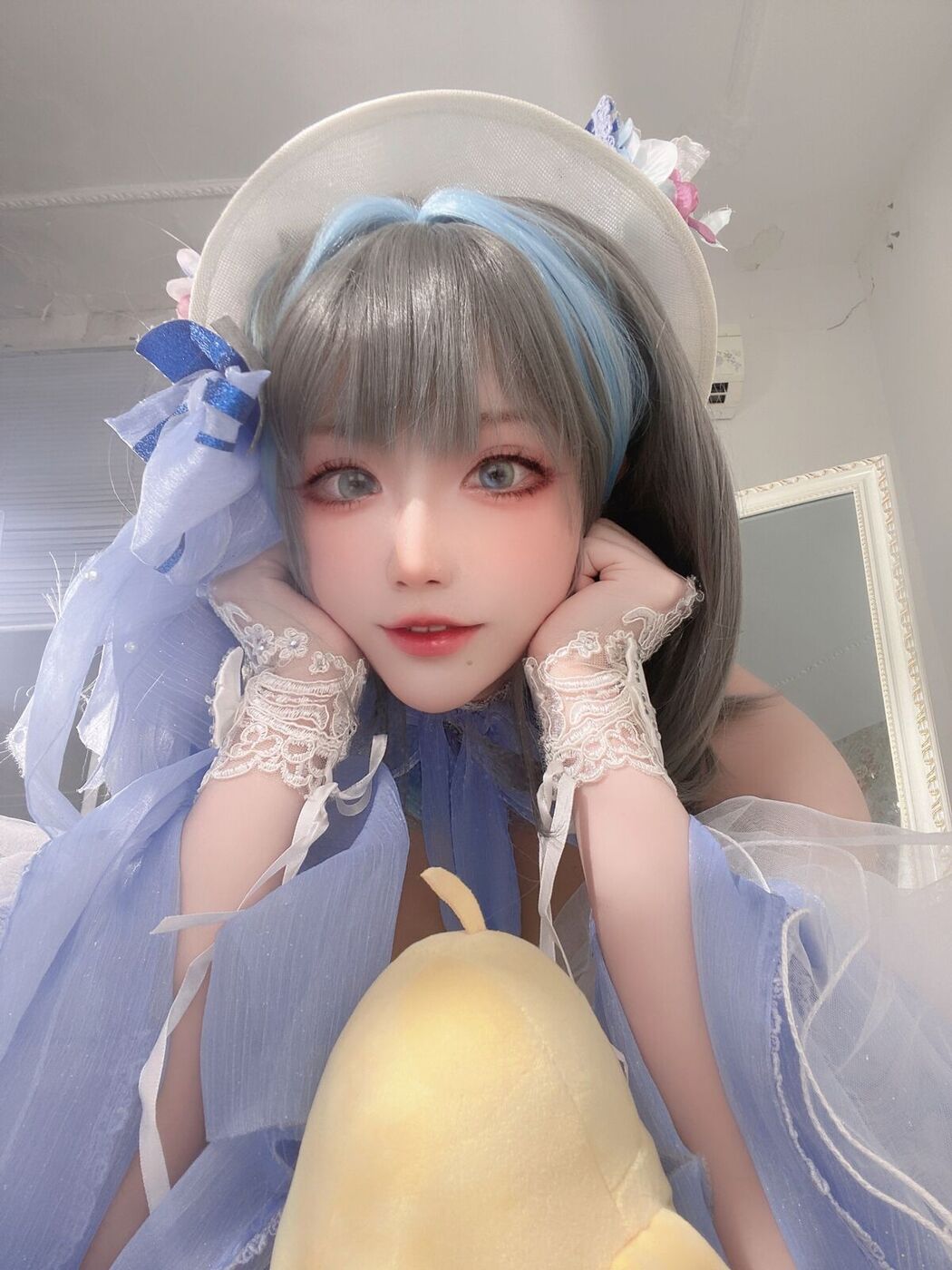 Coser@起司块wii &#8211; 柴郡礼服 (76P &#8211; 4V)
