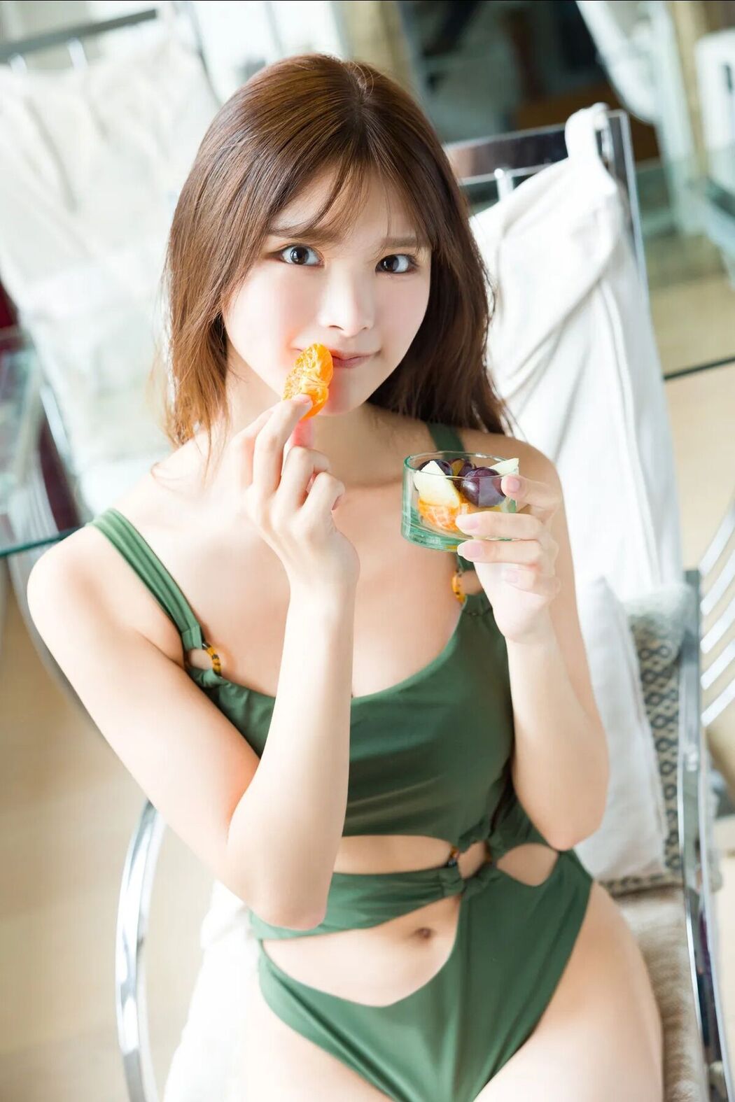 JP Kaede Kimura 木村楓 – FRIDAYデジタル写真集 恋するえくぼ (57P)