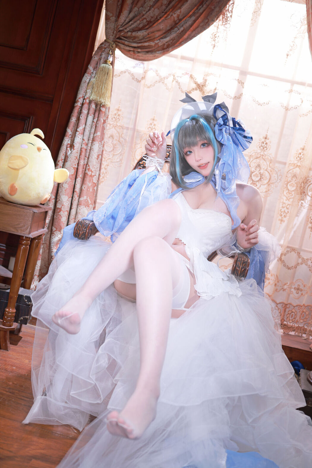 Coser@起司块wii &#8211; 柴郡礼服 (76P &#8211; 4V)