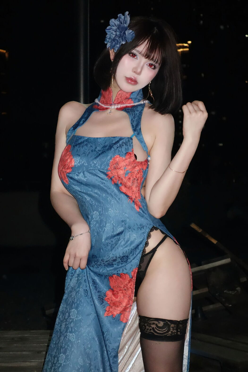 Coser@Tina很妖孽呀 &#8211; 碧蓝航线 建武 旗袍 (40P)