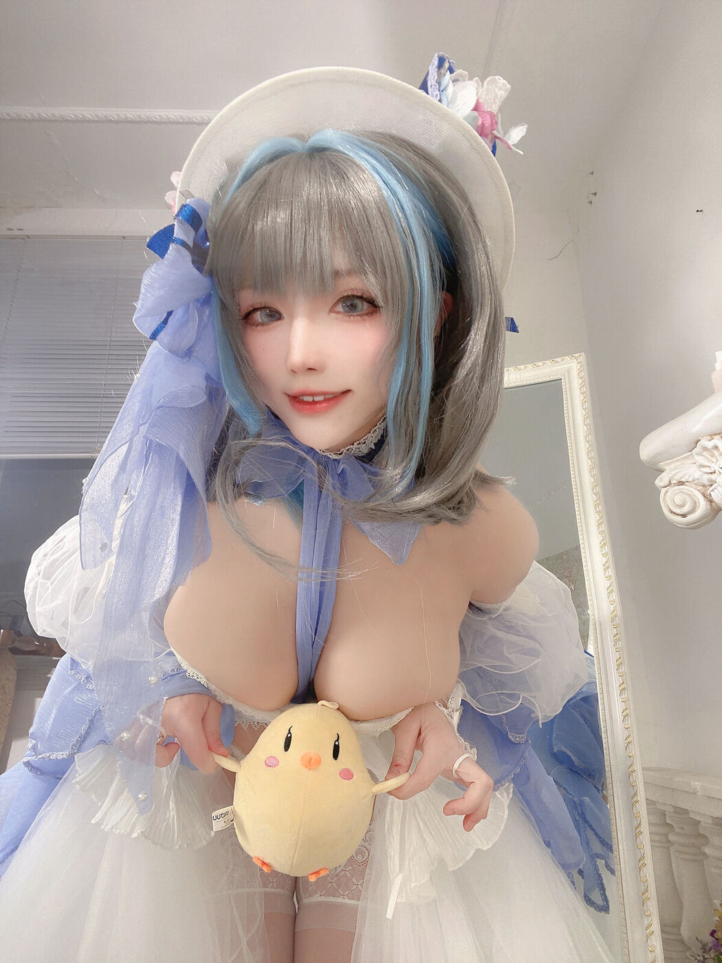Coser@起司块wii &#8211; 柴郡礼服 (76P &#8211; 4V)