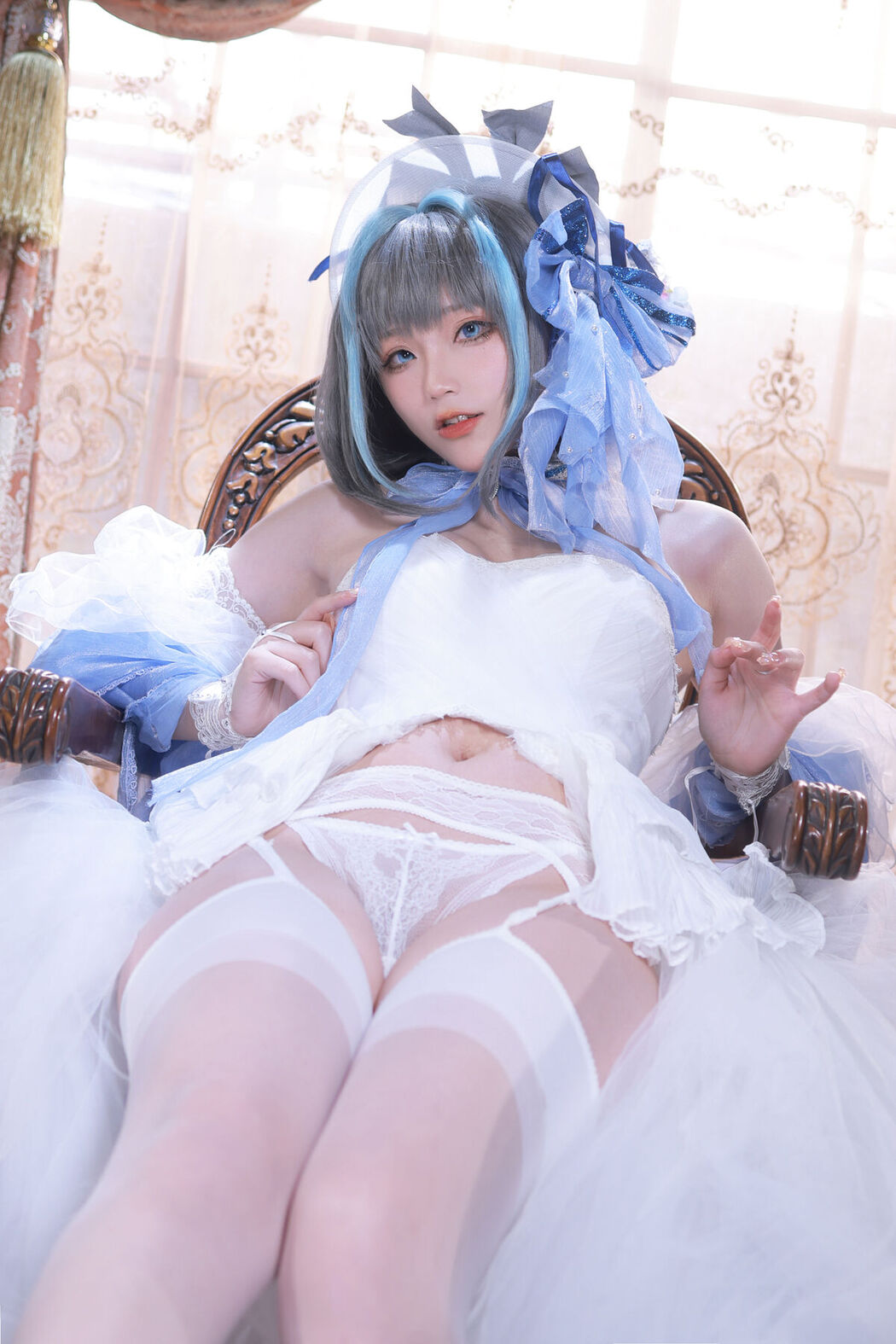 Coser@起司块wii &#8211; 柴郡礼服 (76P &#8211; 4V)
