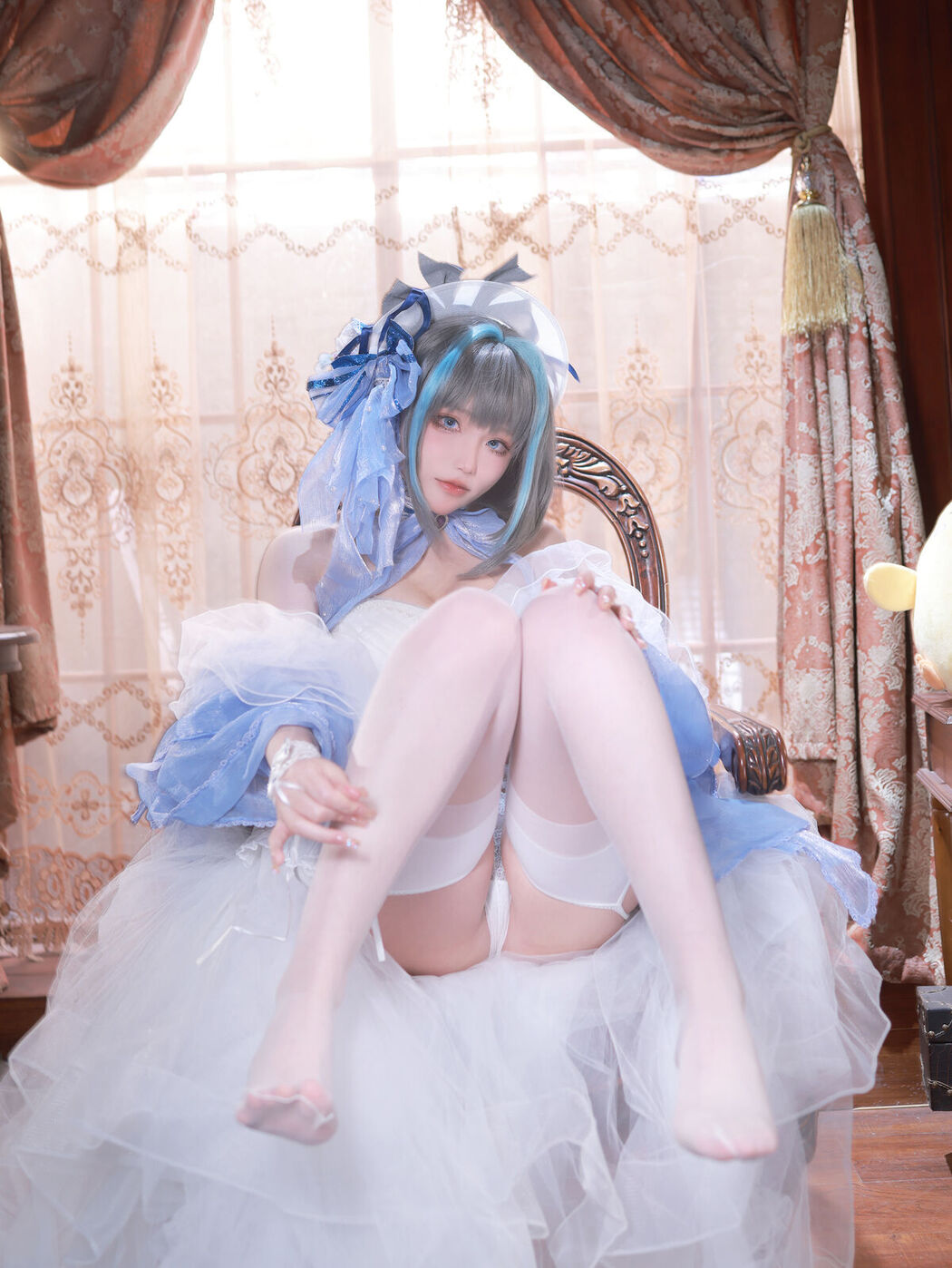 Coser@起司块wii &#8211; 柴郡礼服 (76P &#8211; 4V)