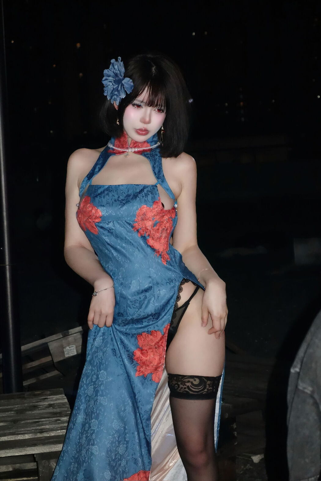 Coser@Tina很妖孽呀 &#8211; 碧蓝航线 建武 旗袍 (40P)