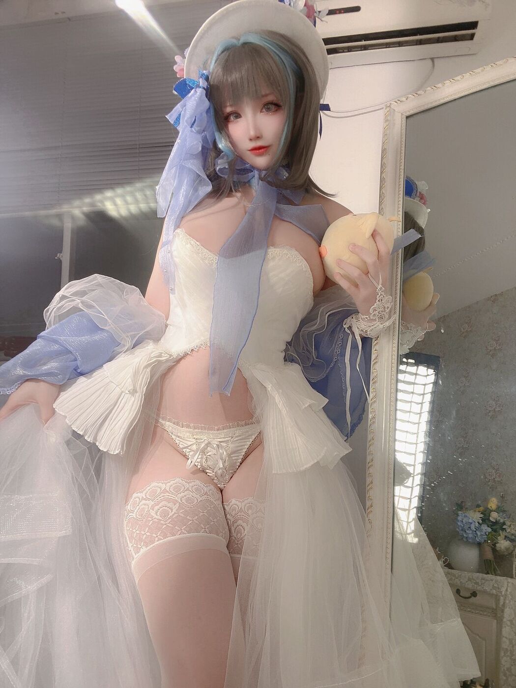 Coser@起司块wii &#8211; 柴郡礼服 (76P &#8211; 4V)
