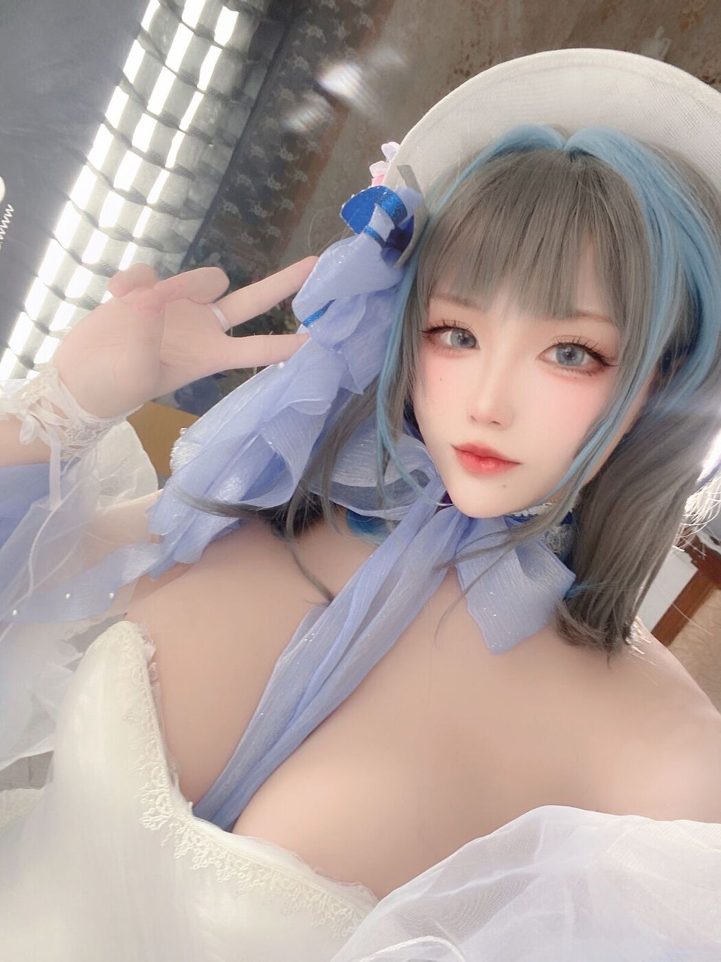 Coser@起司块wii &#8211; 柴郡礼服 (76P &#8211; 4V)