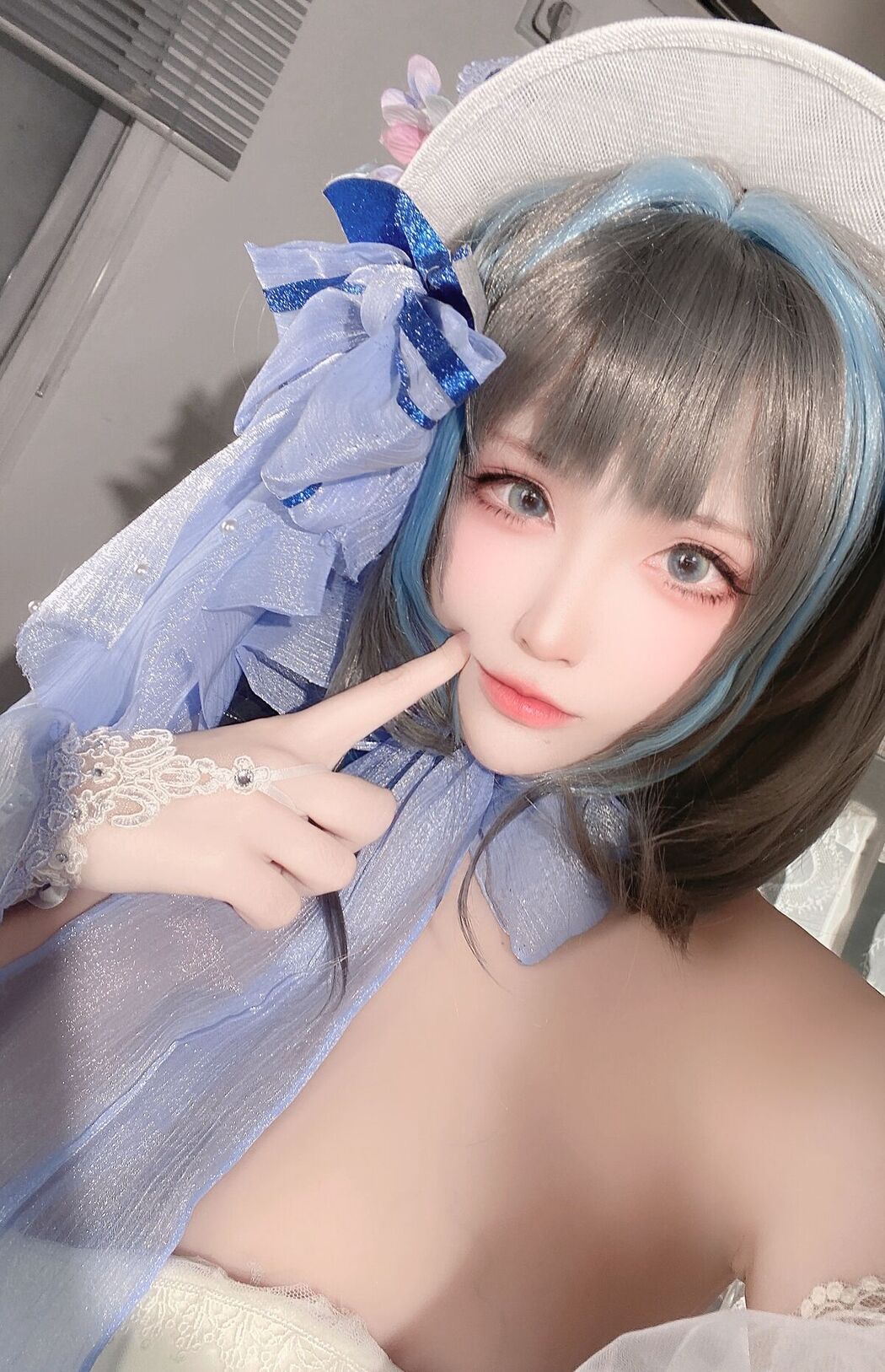 Coser@起司块wii &#8211; 柴郡礼服 (76P &#8211; 4V)