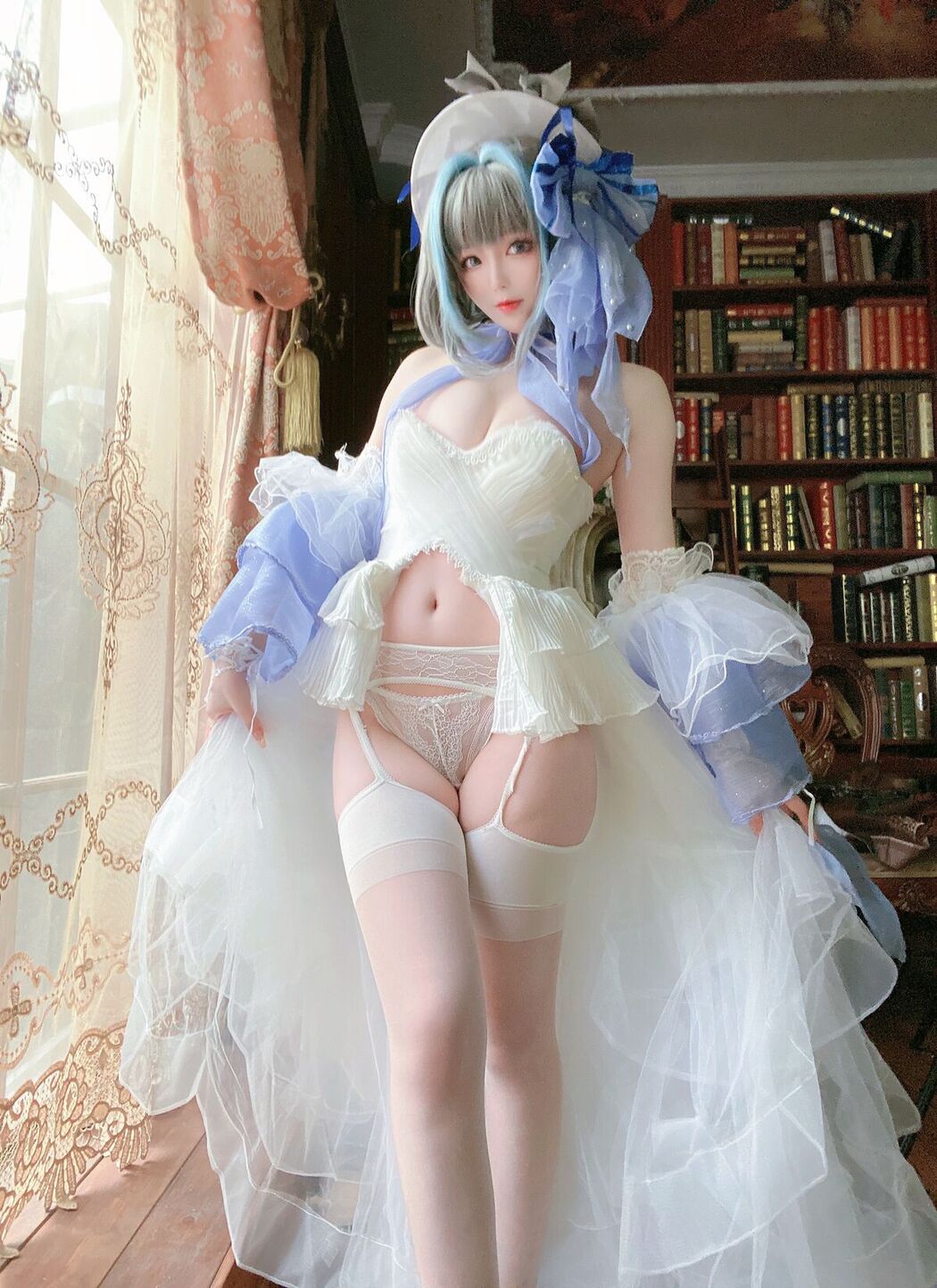 Coser@起司块wii &#8211; 柴郡礼服 (76P &#8211; 4V)