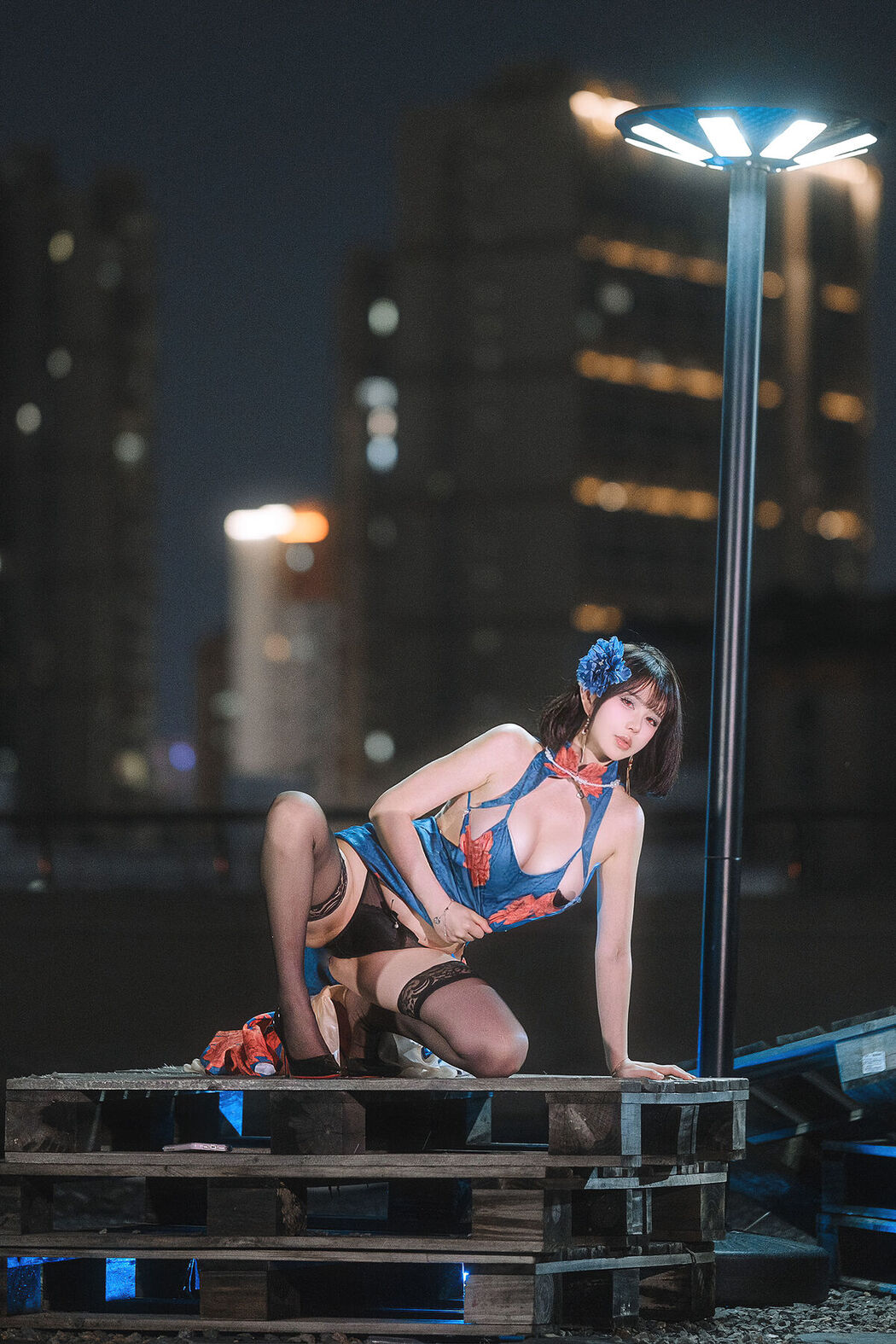 Coser@Tina很妖孽呀 &#8211; 碧蓝航线 建武 旗袍 (40P)