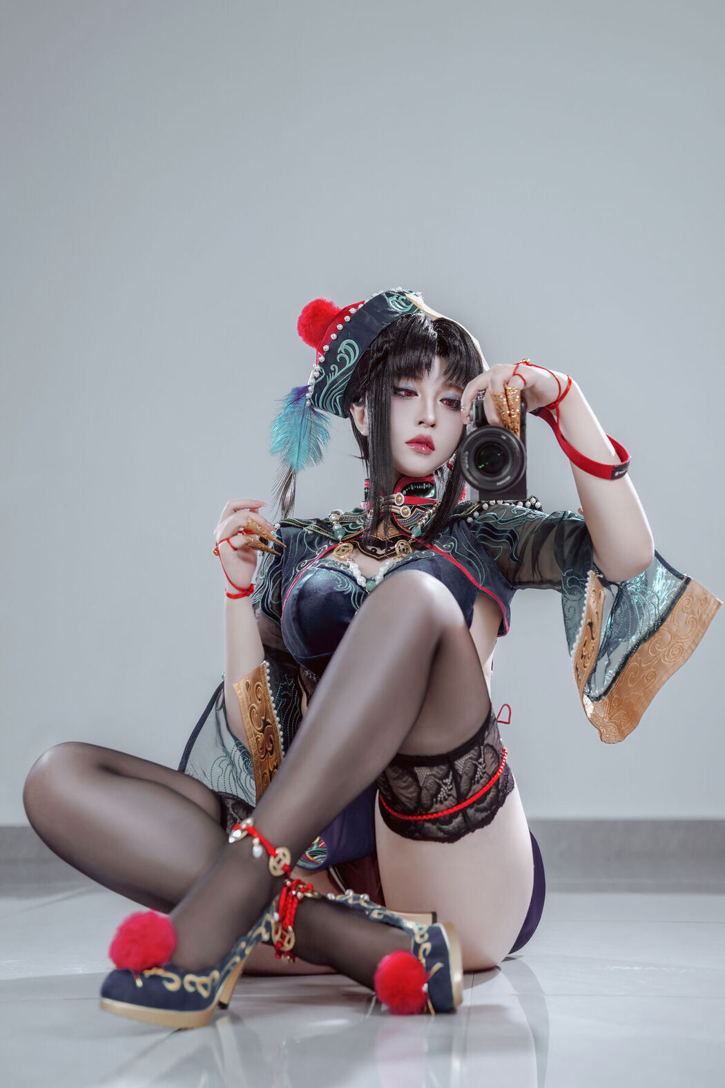Coser@半半子 &#8211; 玉玲珑僵尸娘 (24P &#8211; 2V)
